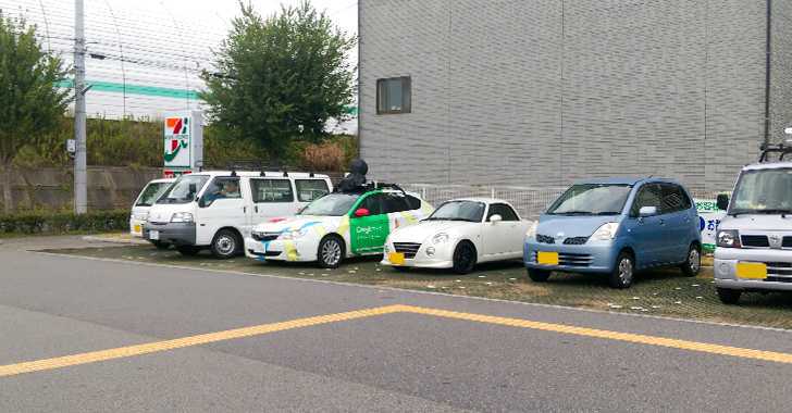 岩岡でgoogleのストリートビューカーを発見 近々更新されるかも 明石じゃーなる 明石市のゆるふわ地域情報サイト